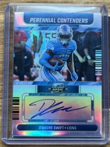 2022 Contenders Optic D’ANDRE SWIFT On Card Auto Prizm #72/75 Lions/Eagles - Picture 1 of 2