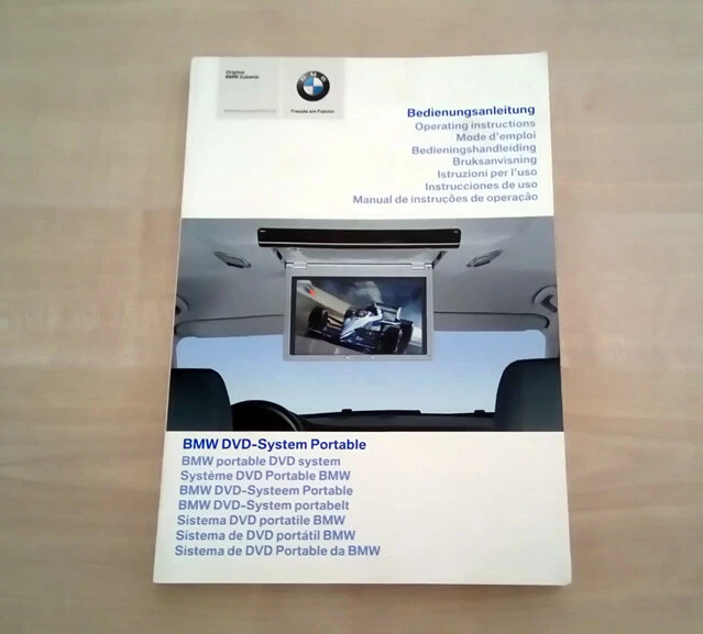 BMW DVD System Portable Libretto Uso e Manutezione 2005 Multilingua - Immagine 1 di 1