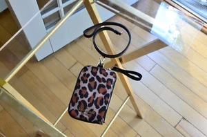 Kate Spade KH754 Chelsea Leopard Card Case Lanyard - Picture 1 of 6