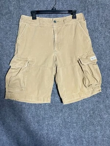 POLO Jeans Co Ralph Lauren pantaloncino cargo beige uomo 32 tasche piatto davanti ampio - Foto 1 di 18