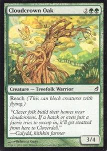 2X CLOUDCROWN OAK GREEN LORWYN MTG MAGIC MP X2 (yourdeckbuilder) - Picture 1 of 1