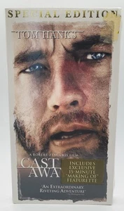 New Cast Away Special  Edition VHS Tape Movie Factory-Sealed +15 min "Making of" - Picture 1 of 5
