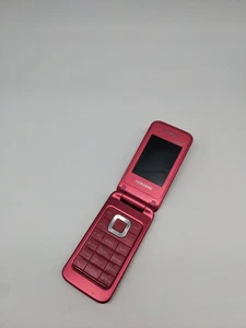 Samsung GT-C3520 rosso LaFleur cellulare cellulare pieghevole | SENZA BATTERIA | SENZA SIMLOCK - Foto 1 di 6