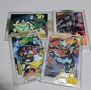 1992-97 WIZARD MAGAZINE PROMO SP 4 CARDS LOT (A) - Picture 1 of 2