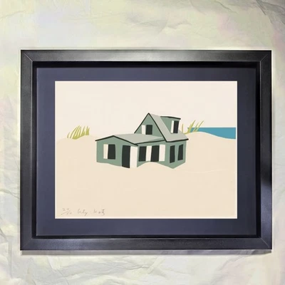 Arte Alex Katz "Beach House" enmarcado personalizado Foto 1 de 3