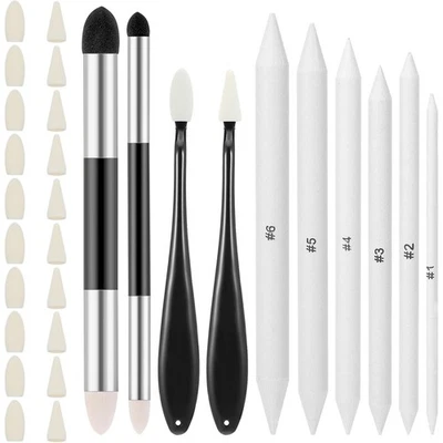 3X(9 Piezas Limpiaparabrisas de Papel para Dibujar, Alfileres, Dibujar y Artificial8103 - Imagen 1 de 4