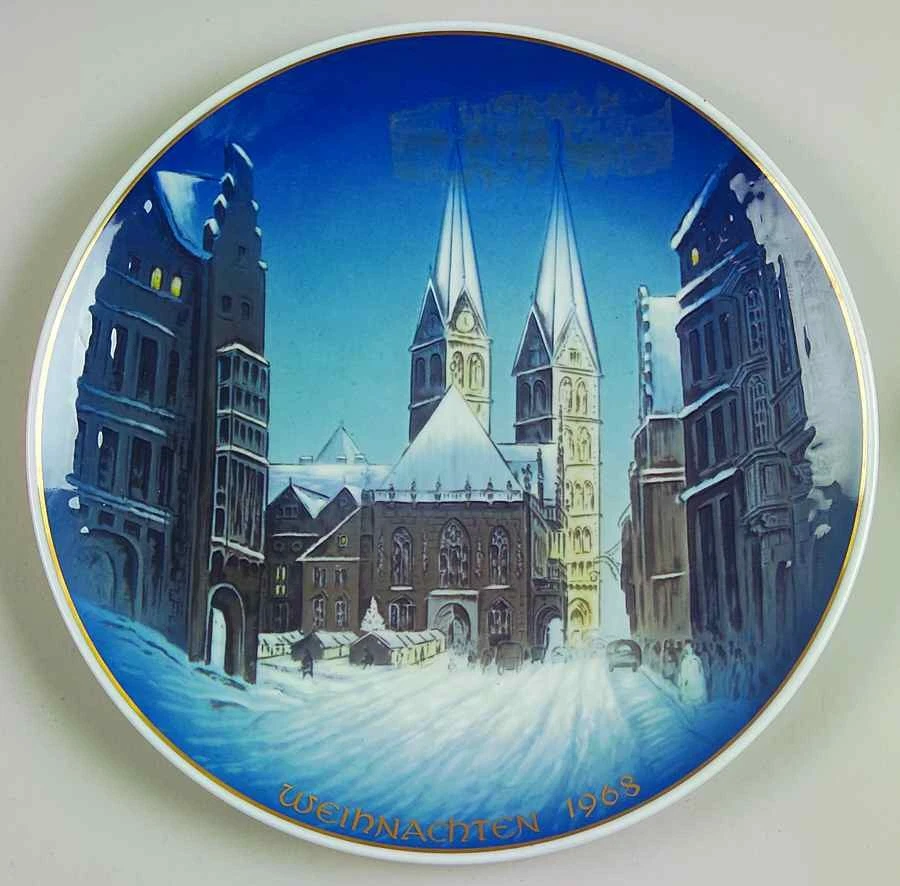 Rosenthal - Plato de Navidad Continental Navidad en Bremen - Sin Caja 79494 Foto 1 de 1