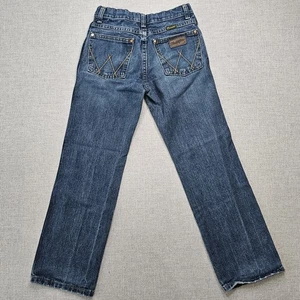 Jeans Wrangler Retro Ragazzo 10 Regolari Relaxed Dritto Western Cowboy Regolabile - Foto 1 di 10