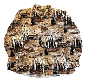 Field Tested By Outdoor Life Men's Size 2XL Duck Hunting Themed Shirt - Picture 1 of 6