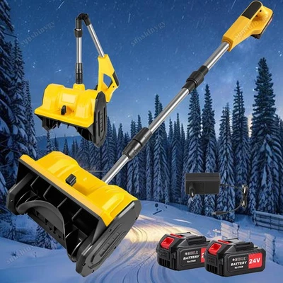 Elektro Schneefräse Akku Schneeschaufel 1000W 21V mit 2X Akku +Ladegerät 4000U/M - Bild 1 von 4