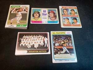 1974 TOPPS BASEBALL LOT (92) STARS TEAMS ROOKIES COMMONS VG TO VG/EX SEE PHOTOS - Picture 1 of 14