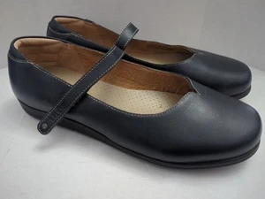 Taos Chorus Mary Janes Damenschuhe Leder Größe 11 W dunkelblau Riemen lesen " - Bild 1 von 10