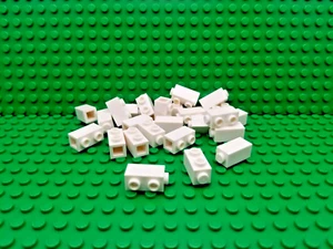 ** LOTE 25 CT ** Lego NUEVO blanco 1 x 1 x 1 2/3 con 2 tacos en un lado - Imagen 1 de 1
