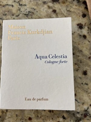 Maison Francis Kurkdjian Aqua Celestia Cologne Forte Eau De Perfume 2ml Vial - Image 1 of 2