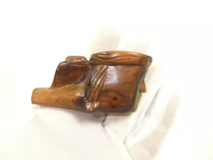 Cabezal facial de tubería de madera tallada - Imagen 1 de 12
