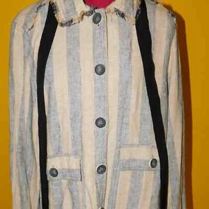Super Rare Limited Qty Current Air LA Linen Blazer Medium - Picture 1 of 13