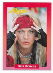 1991 Brockum RockCards BRET MICHAELS #111 Poison  - Picture 1 of 2