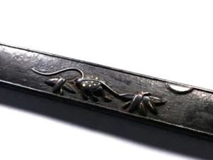 Azuchi Momoyama era Japan antique Full Moon Insects old Kinko Kozuka sword - Picture 1 of 7