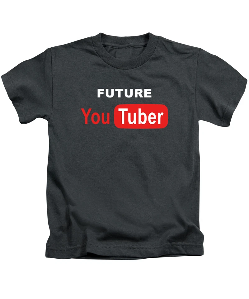 LEISUREWEAR ONLINE Future YouTuber Kinder T-Shirt YouTube Lustig Tee Oberteil