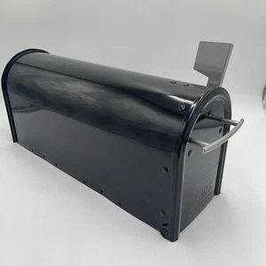 Gibraltar Mailboxes FM110B00 Black Franklin Architectural Post Mount Mailbox - Picture 1 of 8