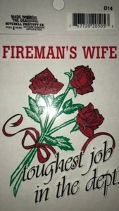 Feuerwehrfrau Aufkleber - Bild 1 von 1