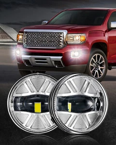 LED Front Bumper Fog Lights Lamps Assembly For 2007-13 GMC Sierra 1500 2500 3500 - Bild 1 von 6