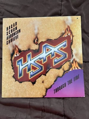 HSAS THROUGH THE FIRE LP 1984 GEFFEN RECORDS CUT OUT SAMMY HAGAR NEAL SCHON VG+ Foto 1 de 4