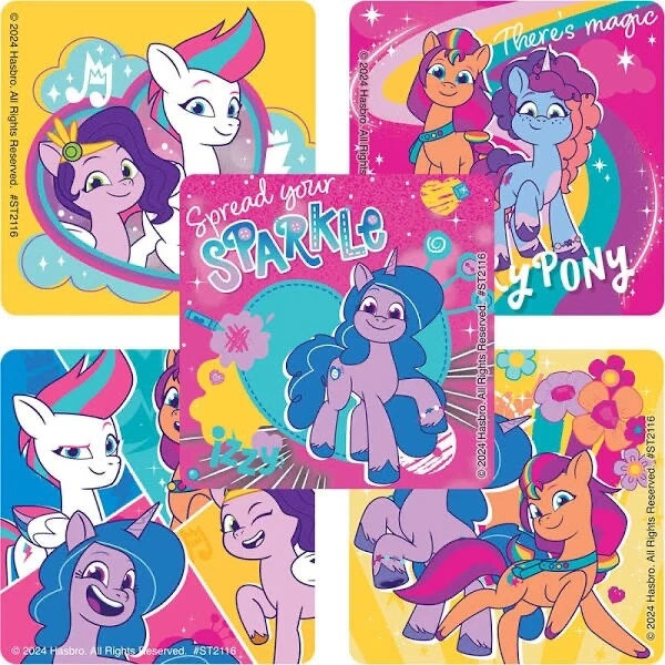 20 adesivos My Little Pony Tell Your Tales favores de festa suprimentos para professores - Imagem 1 de 1