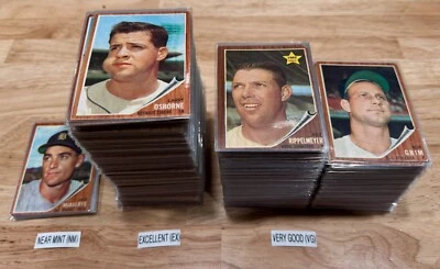 1962 Topps Baseball Cards 401-598 (P-NM) - You Pick - Complete Your Set - Image 1 of 4