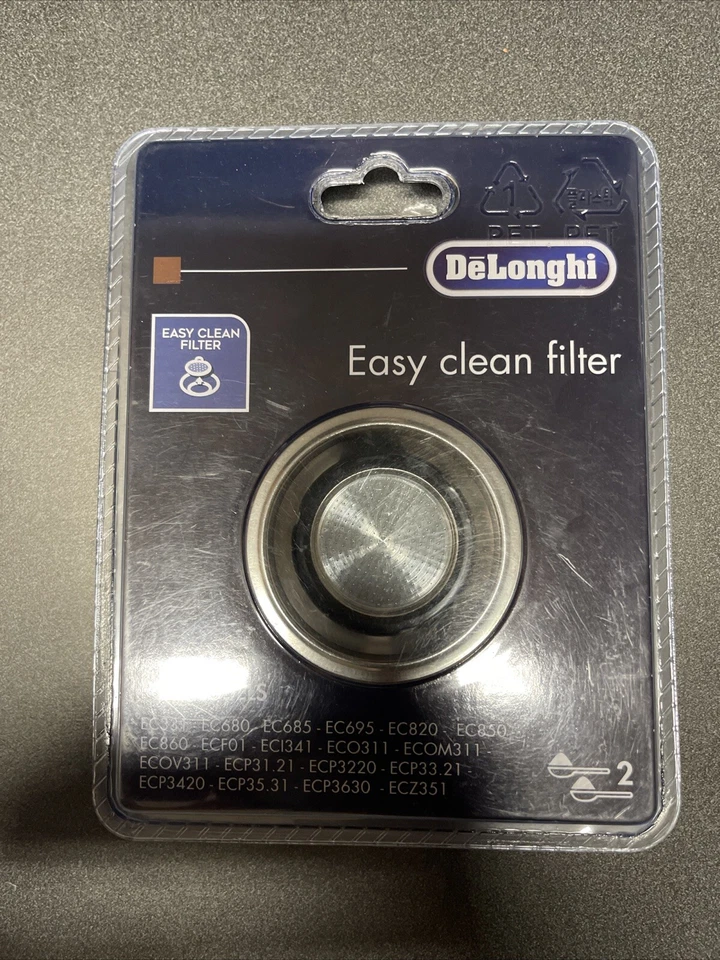 Filter Delonghi Dlsc400 1 Cup Coffee Filter Eco311 Ecov311 Eco680 Genuine - Image 1 of 1