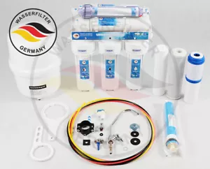 7 Stufen Umkehrosmose Anlage Membran NSF Tank 3,2 GAL +FIR Wasserfilter Germany - Bild 1 von 24