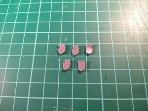 5 Black Templars Sword Brethren Tilt Shields (bits) - Picture 1 of 1