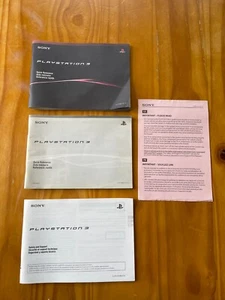 Sony PlayStation 3 PS3 Quick Reference & Safety and Support Manuals Rare OEM - Picture 1 of 5