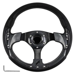 LOSCHEN 12.5'' Golf Cart Steering Wheel for Yamaha EZGO RXV & TXT Club Car - Picture 1 of 6