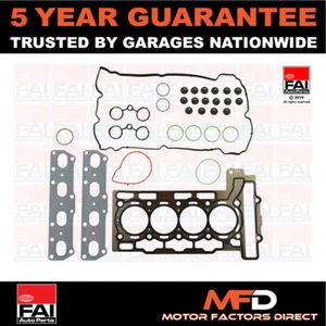 Fits 308 207 208 RCZ 3008 Cooper JCW DS3 1.6 Cylinder Head Gasket Set FAI - Picture 1 of 1