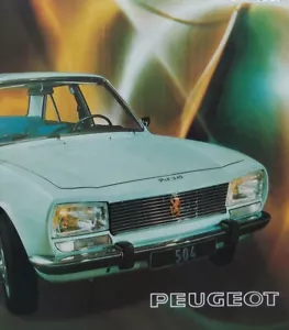 PEUGEOT 504 SALOON L GL Ti SALES BROCHURE 1975 UK  - Picture 1 of 9