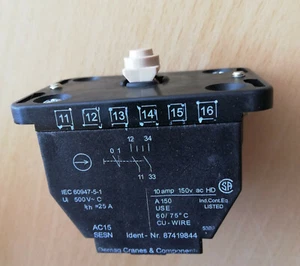 1 x DEMAG SWITCH ELEMENT SESN control switch 1 stage ID: 87419844