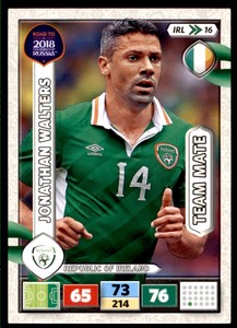 Panini Road to 2018  Adrenalyn XL - Jonathan Walters Republic of Ireland  IRL16
