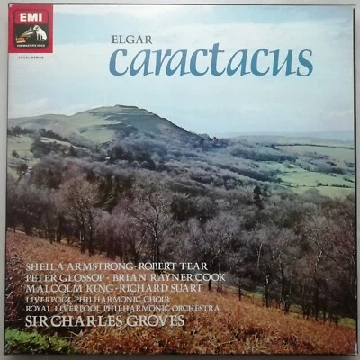 EMI Angel 2 LP box SLS 998 TAS QUAD: Elgar - Caractacus / Armstrong / Groves - Image 1 of 3