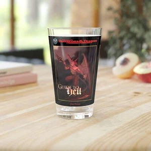 Cristalería Guide to Hell Pint Glass Dungeons and Dragons - Imagen 1 de 6