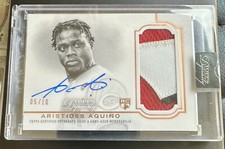 2020 Topps Dynasty Aristides Aquino RPA /10 Cincinnati Reds