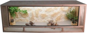 OSB - Holz Terrarium - Front aus massiven Fichtenhholzrahmen - 80x60x80cm - Bild 1 von 1