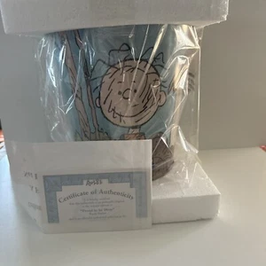 Bradford Exchange Peanuts Proud To Be Dirty Waste Basket NEW - Picture 1 of 7