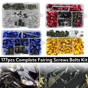 Complete Fairing Bolt Kit Body Screws Fit For Yamaha YZF R6 R1 R6S YZF600R FZ6/R - Foto 1 di 8