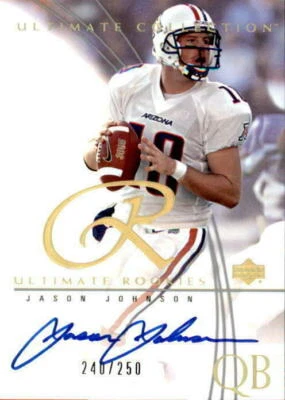 2003 Ultimate Collection #79 Jason Johnson AUTO ROOKIE #240/250 (ref 19221) - Image 1 of 2