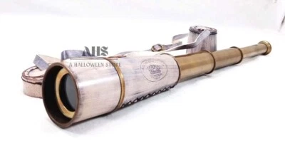 Викторианский морской старый антикварный телескоп морской морской латунная подзорная труба подарок - Изображение 1 из 4