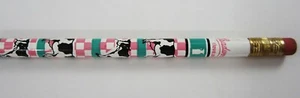 Vintage Holstein Dairy Cow Milk Advertising Pencil Leadworks Cleveland OH 1980s - Picture 1 of 3