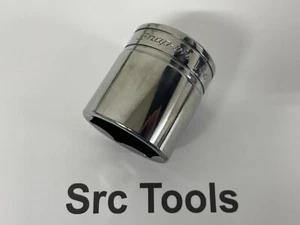 Snap-on Tools USA NEW 1/2" Drive 1-1/4" SAE 6 Point Shallow Chrome Socket TW401 - Picture 1 of 6