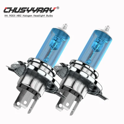 Faro halógeno de haz alto y bajo 9003 bombillas H4 para Toyota Yaris sedán de 4 puertas 2007-2019 Foto 1 de 4