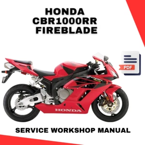 Honda CBR1000RR 998 Fireblade 2004 - 2007 | Workshop Service Manual | PDF File - Picture 1 of 14